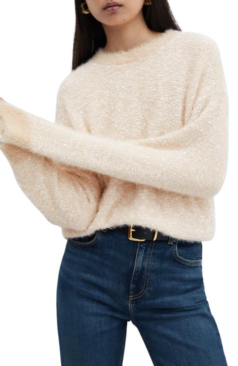 fur collar sweater