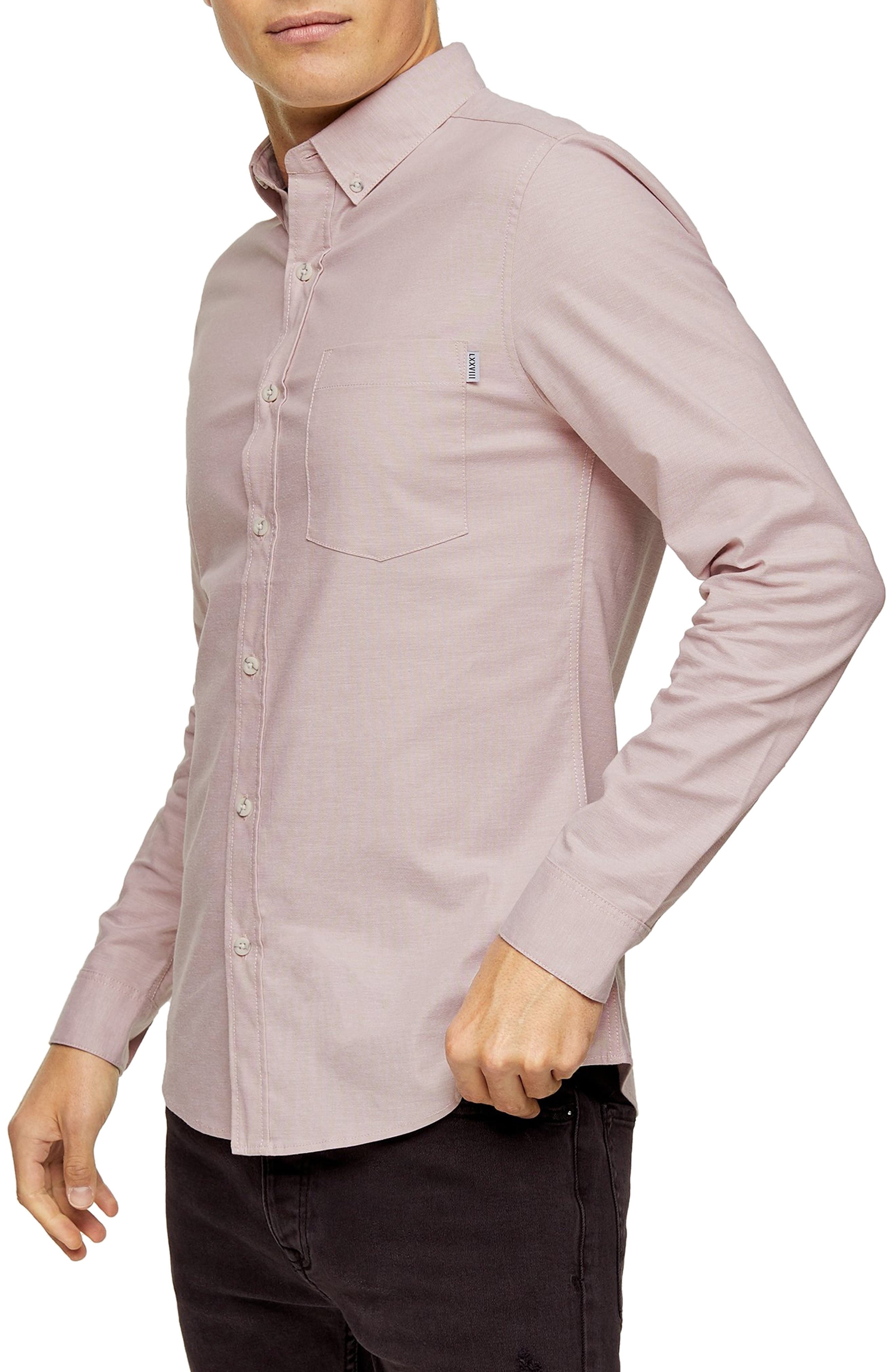 topman stretch skinny shirt