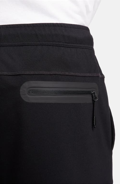 Shop Nike Lightweight Tech Knit Shorts In Black/black