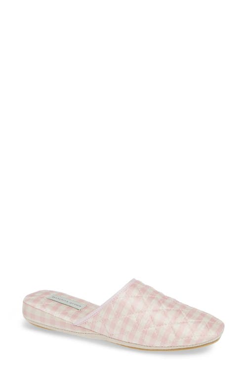 Sari Slipper in Pink Silk Fabric