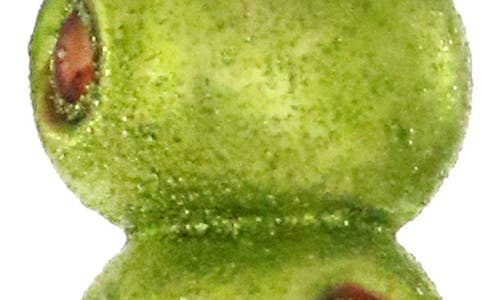 Cody Foster & Co. Cocktail Olives Glass Ornament In Green Multi