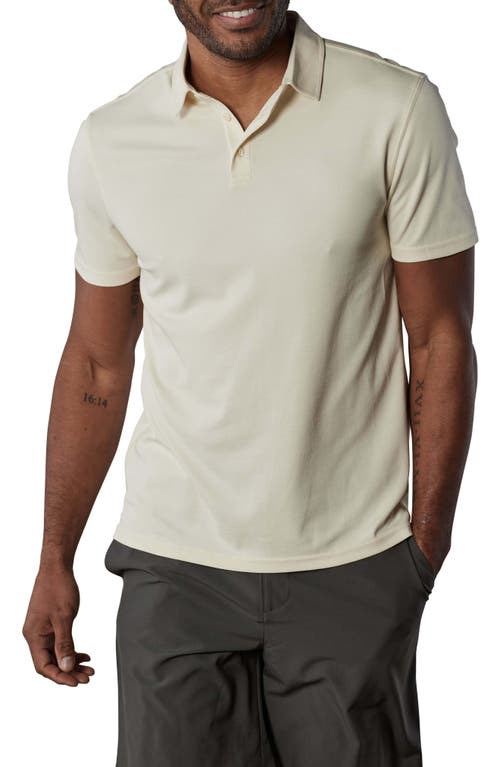 Chip Piqué Polo in Ivory