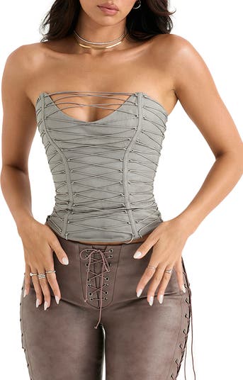 HOUSE OF CB Lace-Up Corset