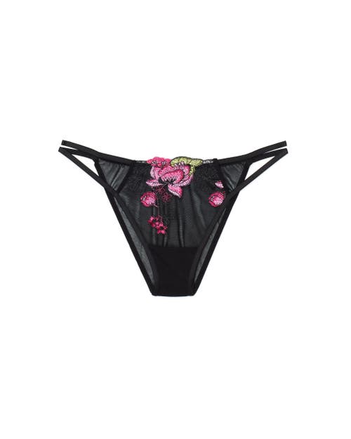 Shop Adore Me Jayda Brazilian Panties In Floral Pink