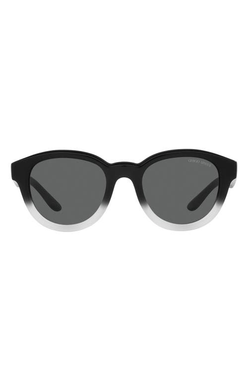 49mm Small Phantos Sunglasses in Dark Grey