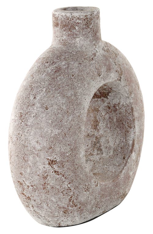 GINGER BIRCH STUDIO GINGER BIRCH STUDIO CREAM CERAMIC VASE