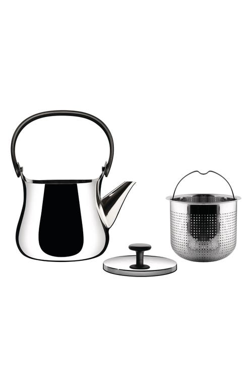 Shop Alessi Cha Tea Kettle In Stainless Steel