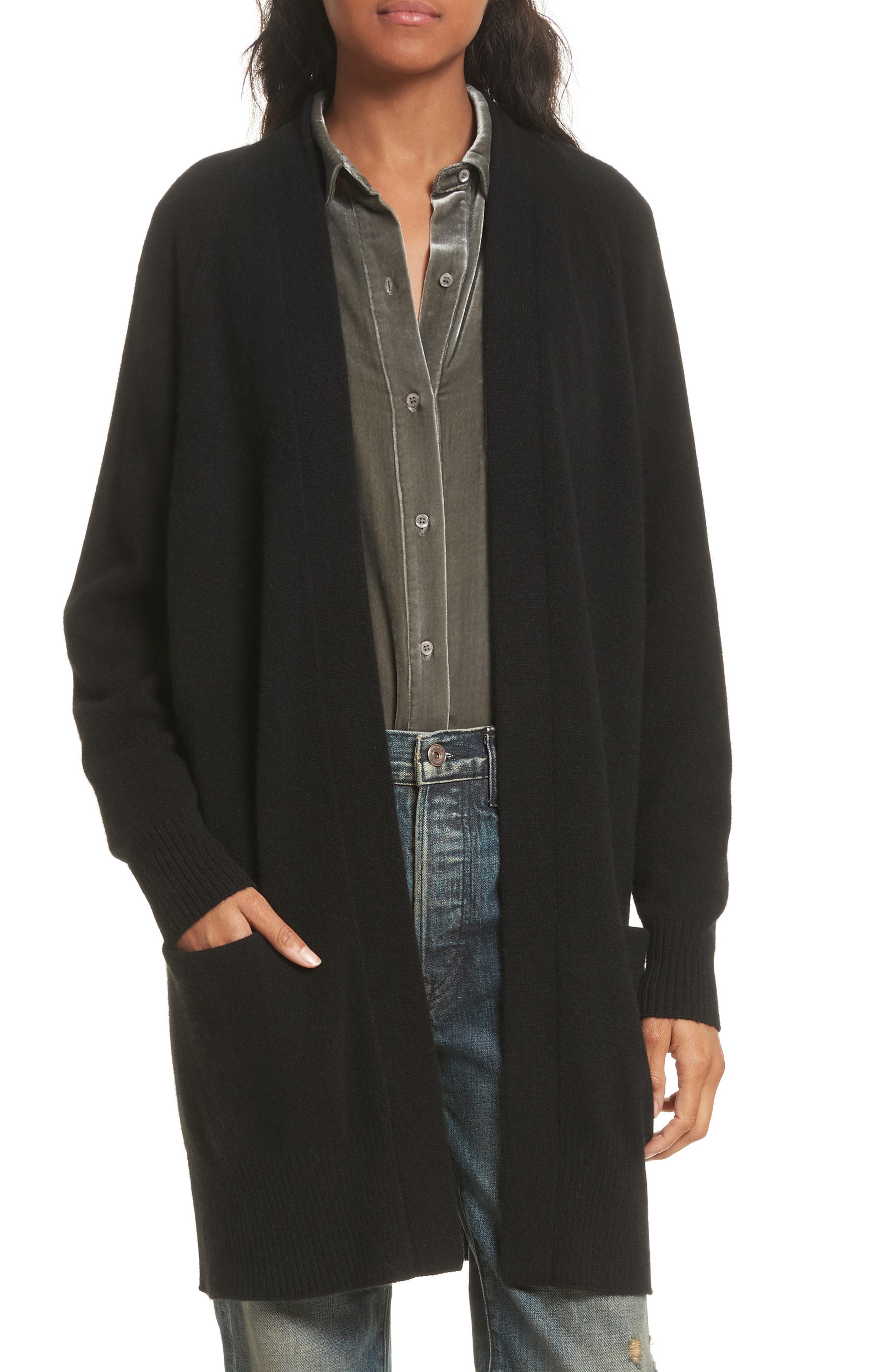 Vince raglan sleeve cashmere cardigan Clearance