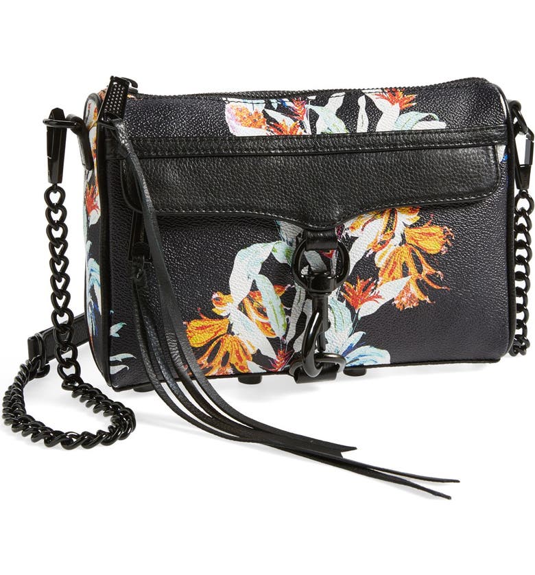 REBECCA MINKOFF 'Mini MAC' Convertible Crossbody Bag, Main, color, HAWAIIN PRINT