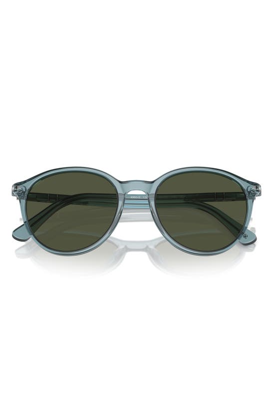 Shop Persol 53mm Phantos Sunglasses In Blue