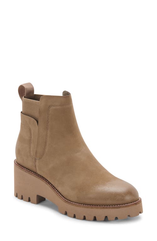 Danika Waterproof Bootie in Mushroom Nubuck