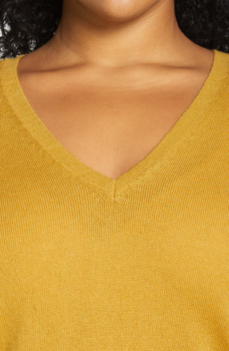 11 Honoré V-Neck Wool & Cashmere Sweater, Alternate, color,