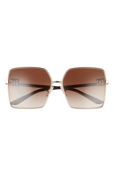 60mm Square Sunglasses