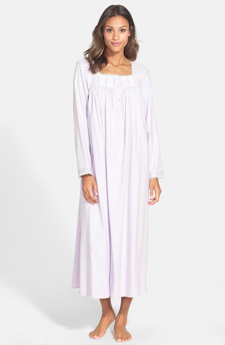 Eileen West 'Buona Notte' Brushed Twill Nightgown | Nordstrom
