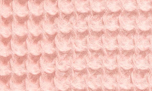 Shop Bella Tunno Cotton Waffle Baby Blanket In Blush