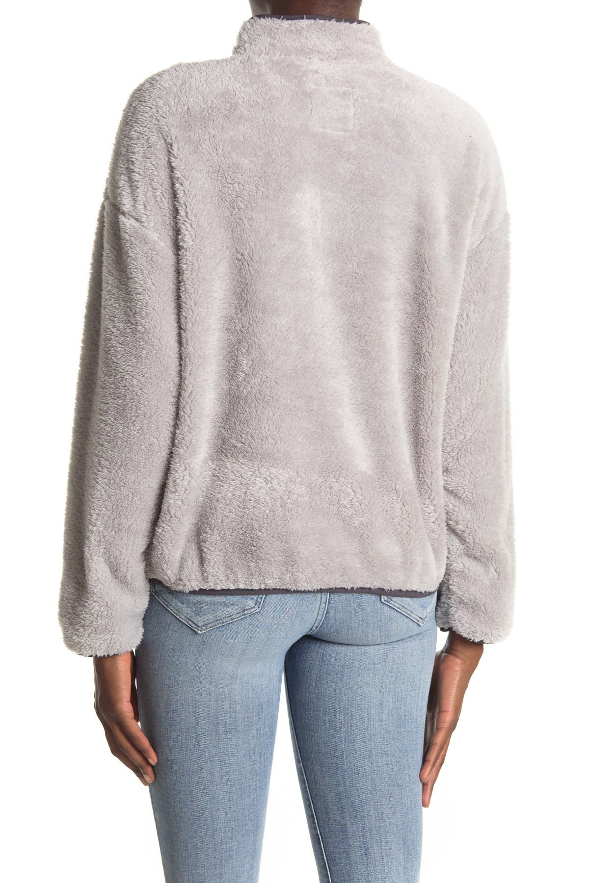 plush half zip pullover
