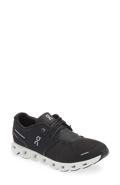 On Cloud 5 Running Shoe Black White at Nordstrom,