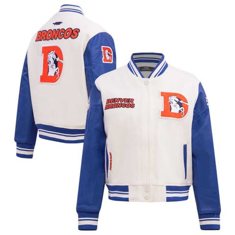 Men's '47 Royal Denver Broncos Shortstop Pullover Hoodie