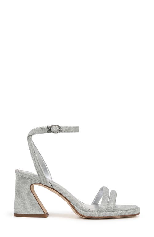 Circus Ny By Sam Edelman Holly Glitz Ankle Strap Sandal In Silver