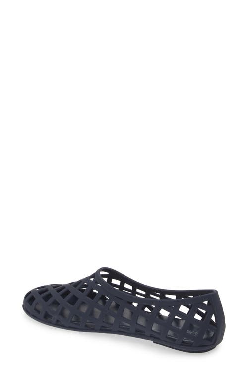 Shop Jeffrey Campbell Jellz Slip-on In Navy Matte