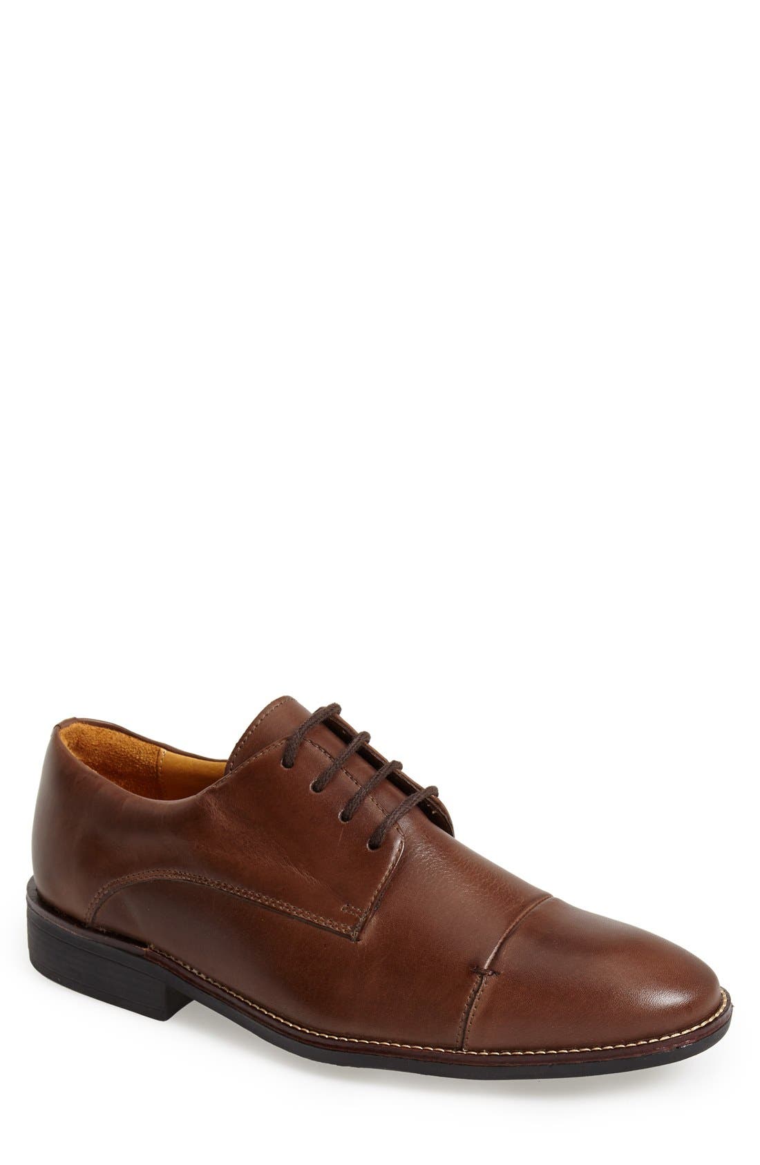 Sandro Moscoloni Irving Cap Toe Derby In Brn | ModeSens