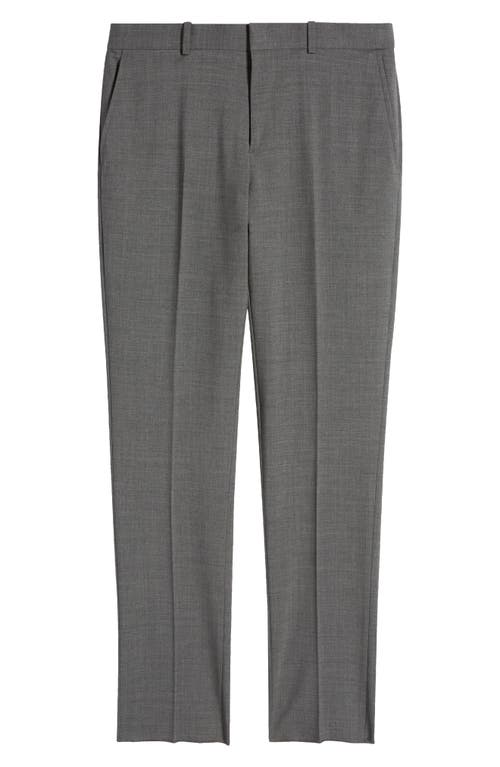 NORDSTROM NORDSTROM TRIM FIT FLAT FRONT STRETCH WOOL DRESS PANTS 