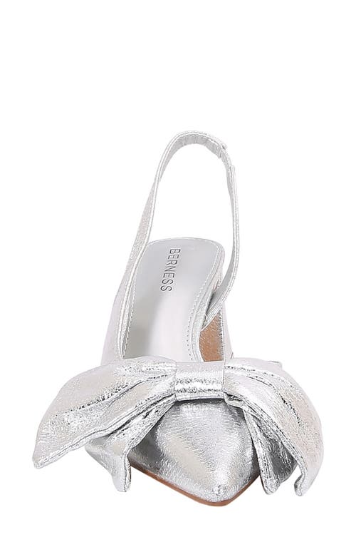 BERNESS BERNESS CYNTHIA POINTED TOE SLINGBACK PUMP
