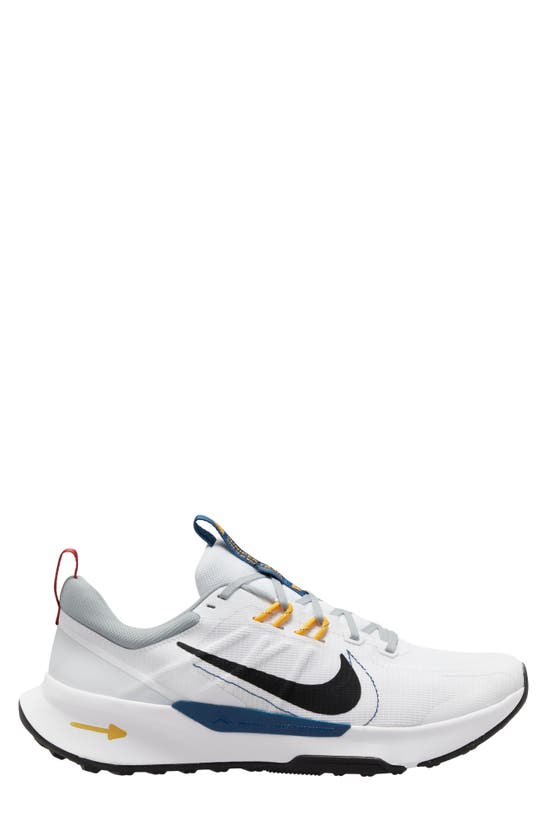 Nike Juniper Trail 2 Running Shoe In White/ Black/ Pure Platinum