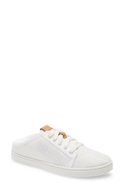 Shop Olukai Pehuea Li Convertible Sneaker In White/white