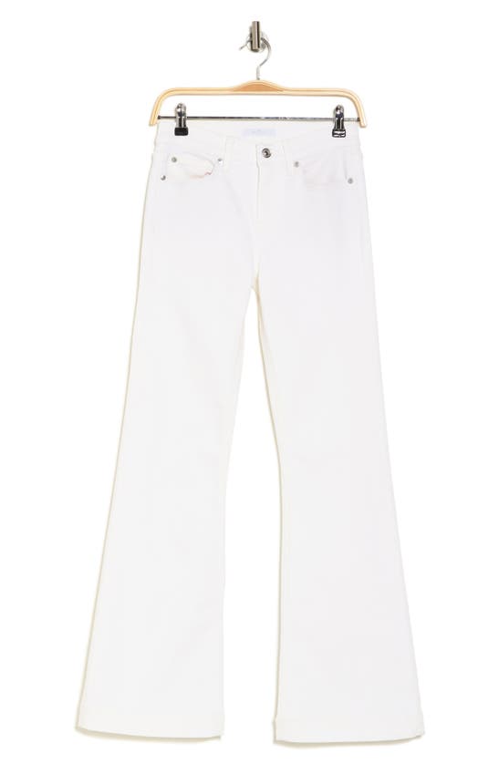 7 For All Mankind Tailorless Dojo Wide Leg Jeans In White