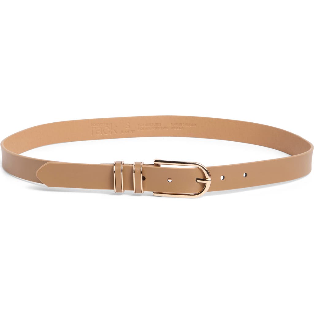 Nordstrom Rack Double Keeper Belt In Tan Macchiato