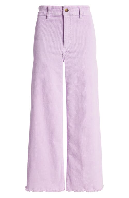 Shop Billabong Free Fall High Waist Wide Leg Corduroy Pants In Tulip