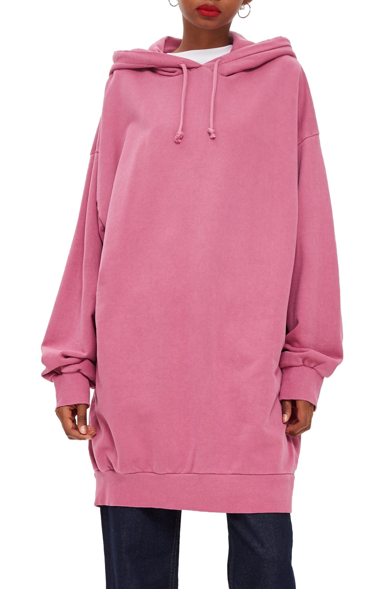 topshop longline hoodie