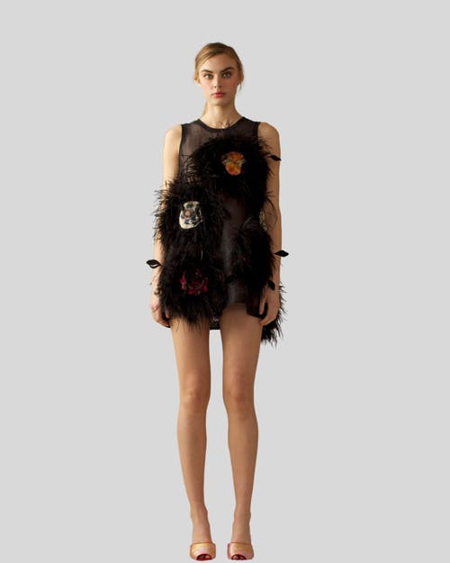 Shop Cynthia Rowley Tickle Your Fancy Dress In Black