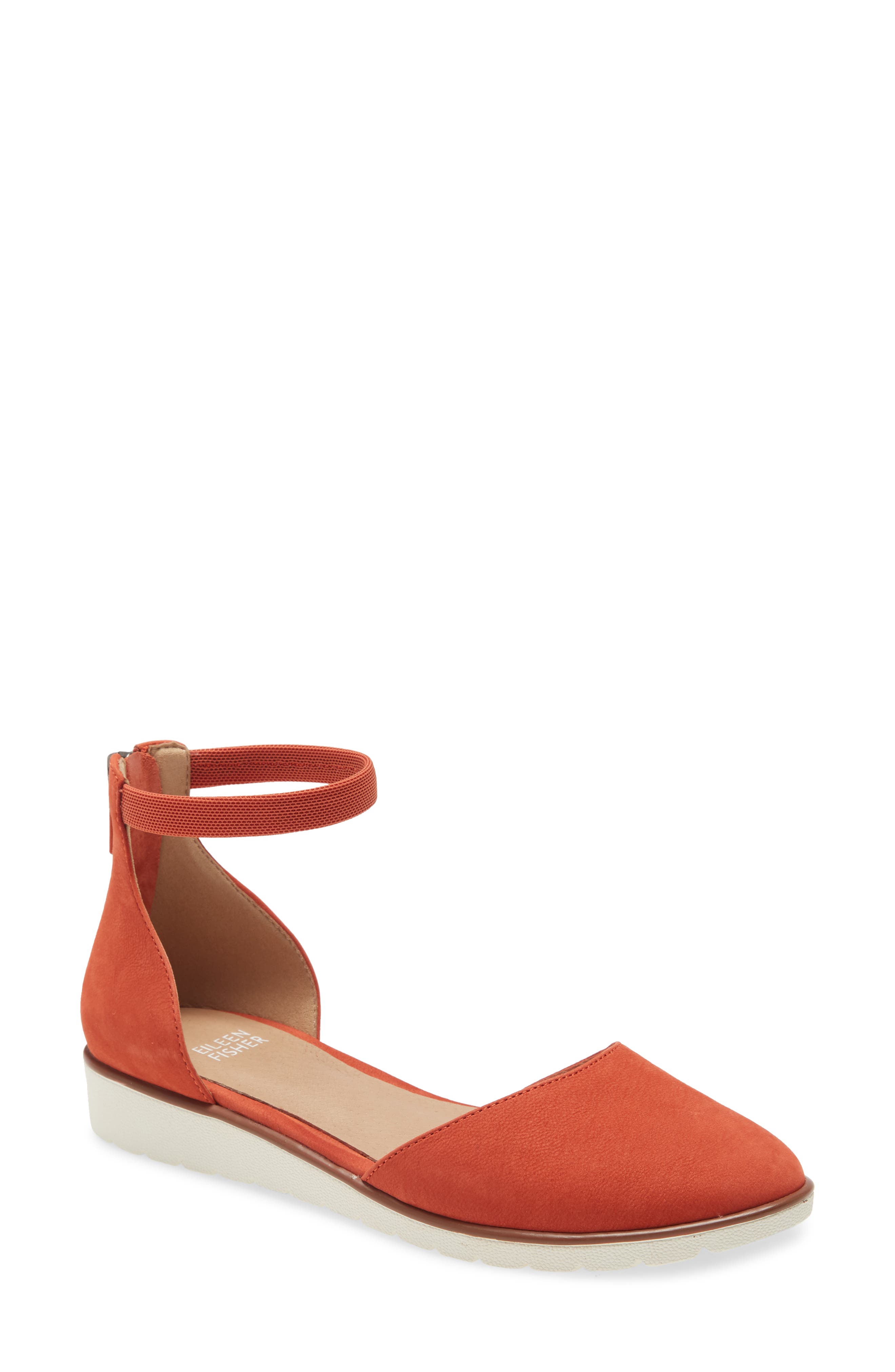 EILEEN FISHER ANKLE STRAP WEDGE,784239701036