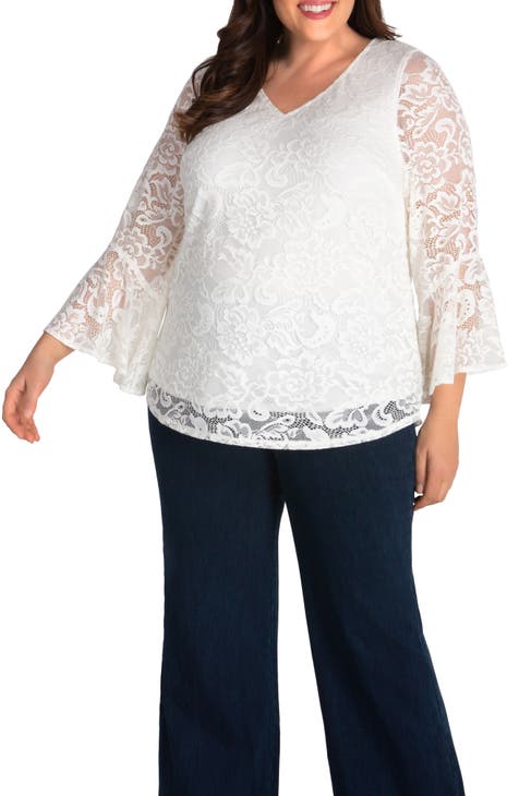 Lace Plus-Size Tops Nordstrom