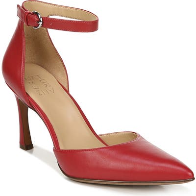 Naturalizer Aurelia Ankle Strap Pump W - Red