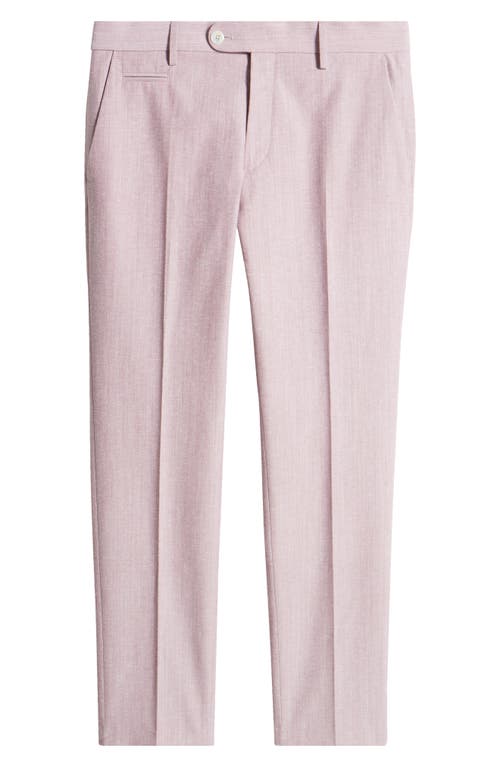 Shop Hugo Boss Boss Genius Dress Pants In Dark Red