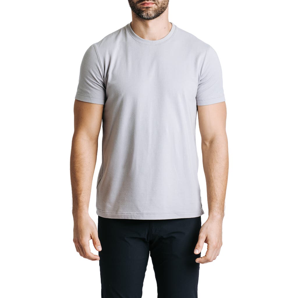 Western Rise Cotton Blend Jersey T-shirt In Grey