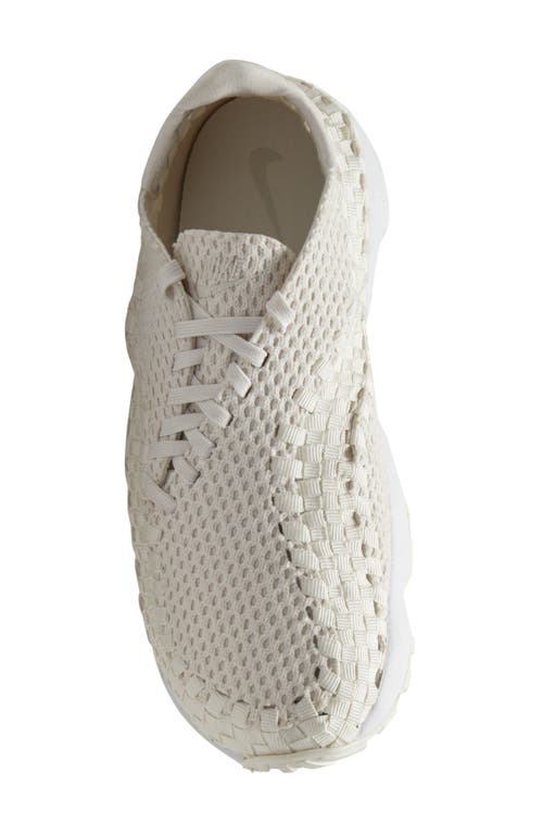 Shop Nike Air Footscape Woven Sneaker In Phantom/light Bone/white