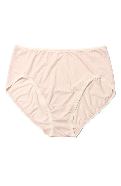 Hanky Panky Movecalm High Waist Briefs In Pearl/marsmallow