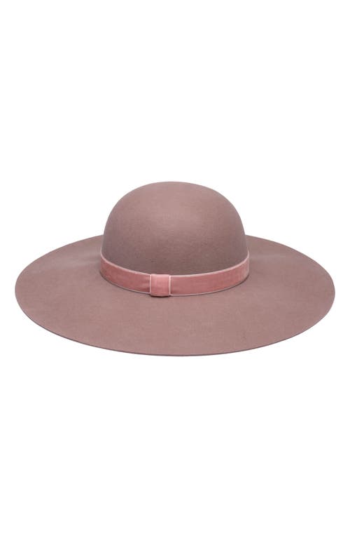Eugenia Kim Honey Floppy Wool Hat in Dusty Rose