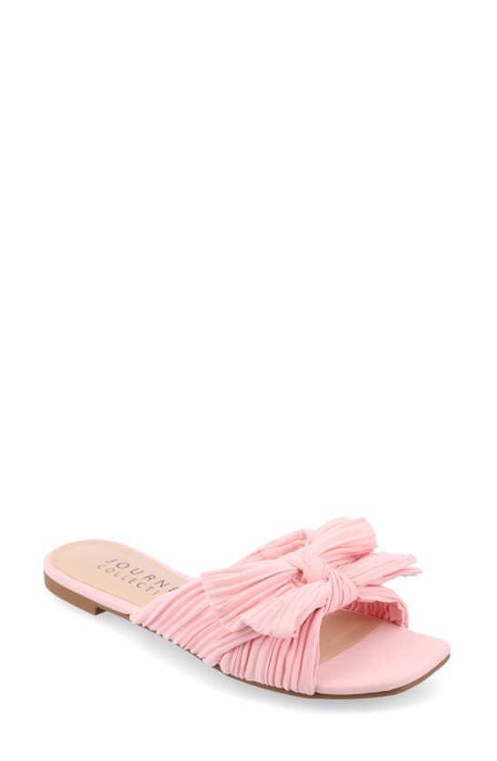 Shop Journee Collection Serlina Sandal In Pink