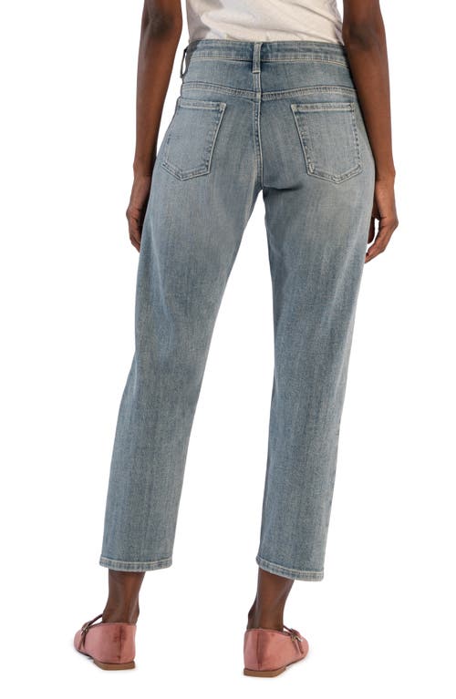 Shop Kut From The Kloth Elizabeth Slouchy High Waist Ankle Boyfriend Jeans In Conserved