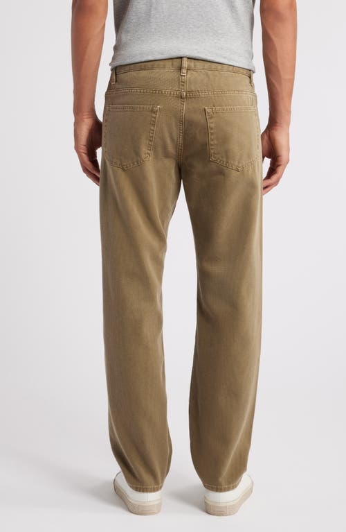 Frame The Straight Leg Jeans In Light Brown