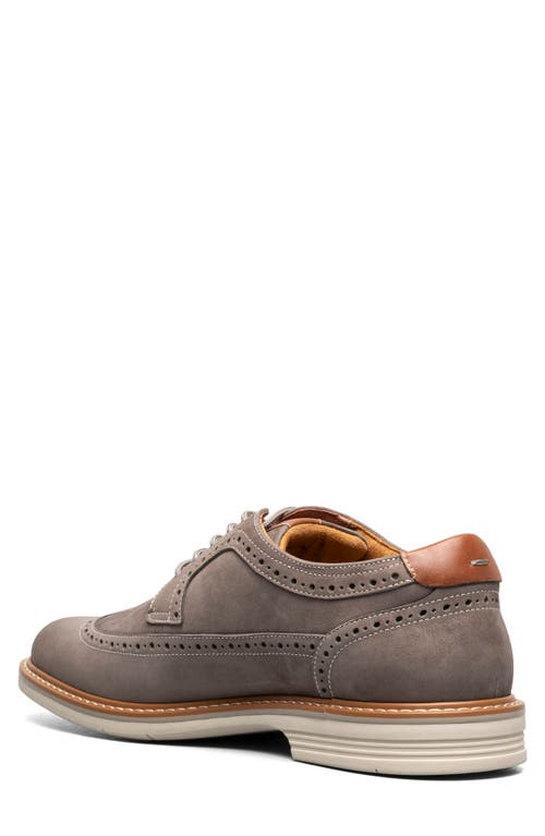 Shop Florsheim Norwalk Wingtip Oxford In Grey