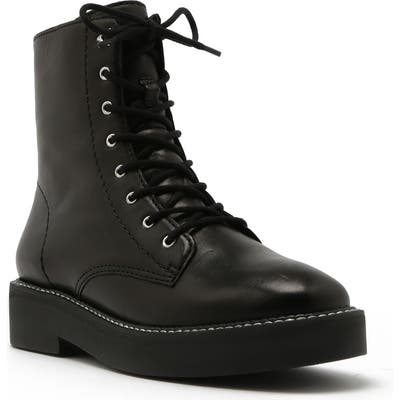 Schutz Mckenzie Lace-Up Boot- Black