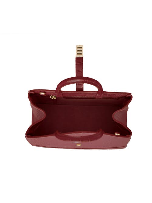 Teddy Blake Lola Croco 10" In Darkred