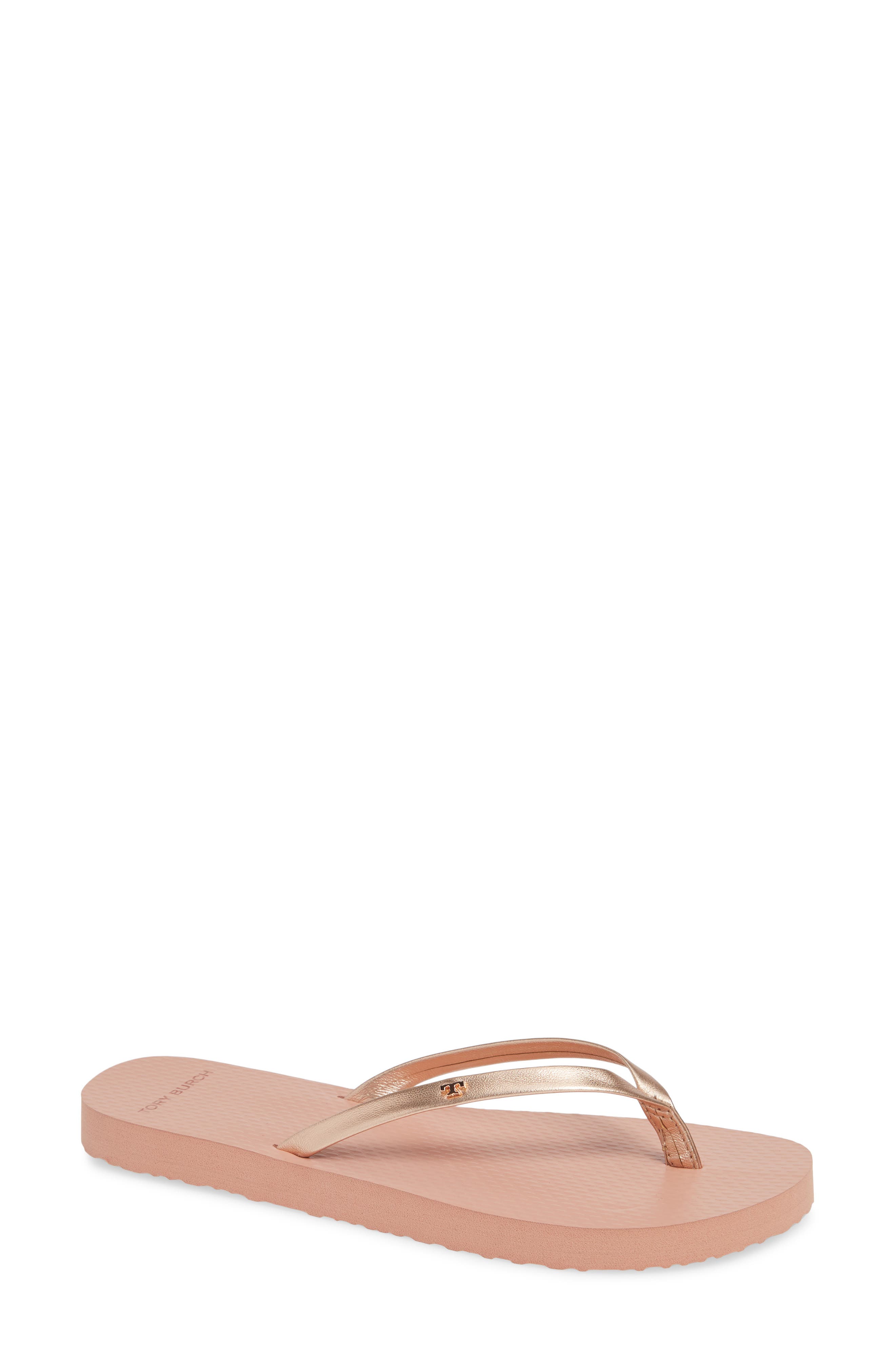 Tory Burch | Logo Metallic Flip Flop 