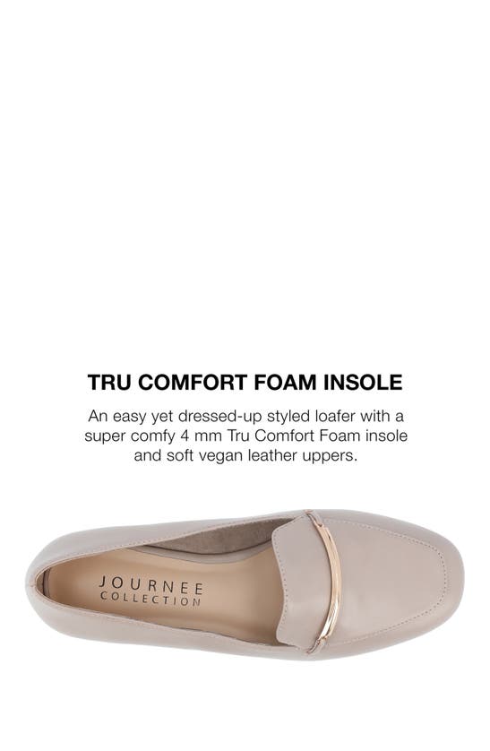 Shop Journee Collection Tru Comfort Foam Wrenn Flat In Taupe